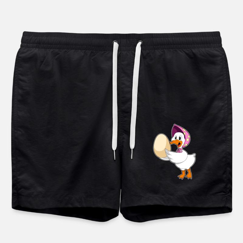 Oeuf de canard - Short de bain - noir