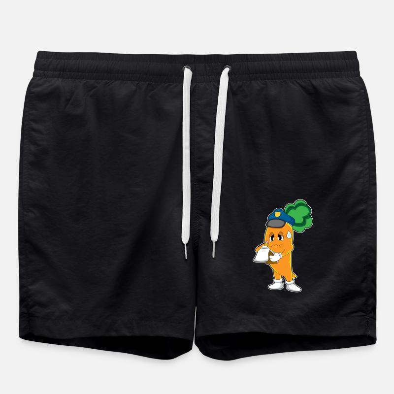 Carrot Politesse Billets - Short de bain - noir