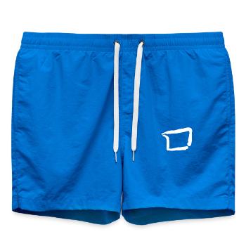 Lettre coréenne M - Short de bain - cobalt blue - Devant