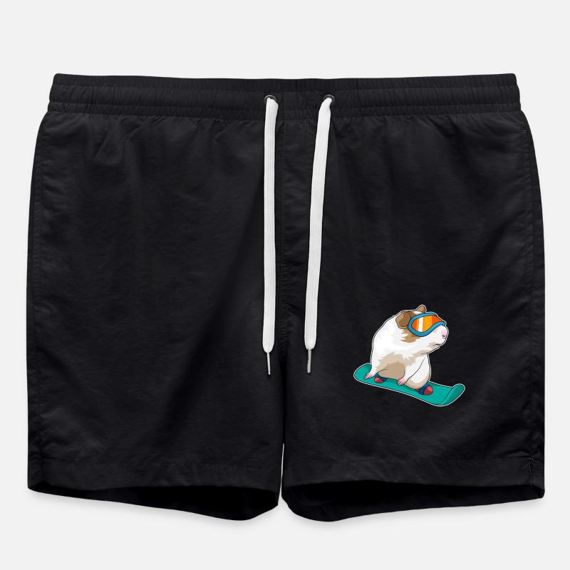 Guinea Pig Snowboarder Snowboard - Short de bain - noir