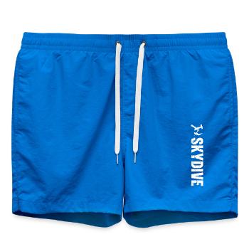 Skydiving Parachuting Parachute - Swim Trunks - cobalt blue - Front