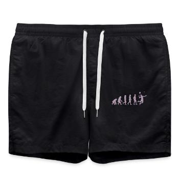 Badminton Evolution Gift - Swim Trunks - black - Front - AI Model Male 185 light (185cm)