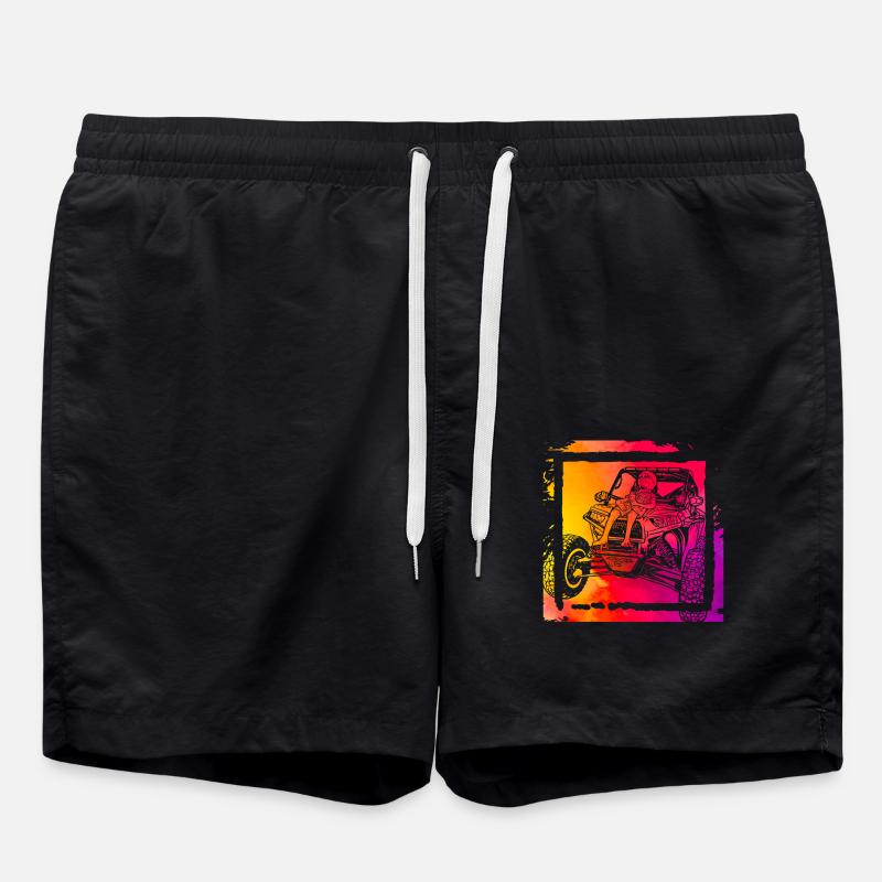 Alien - Badeshorts - Schwarz