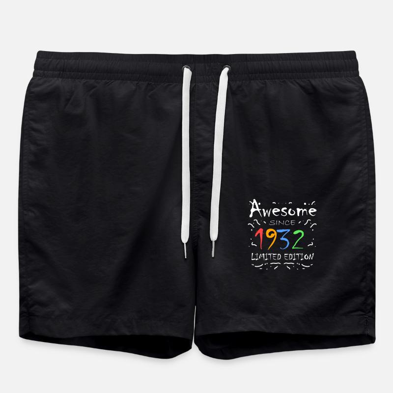 1932 - Born 1932 - Swim Trunks - black