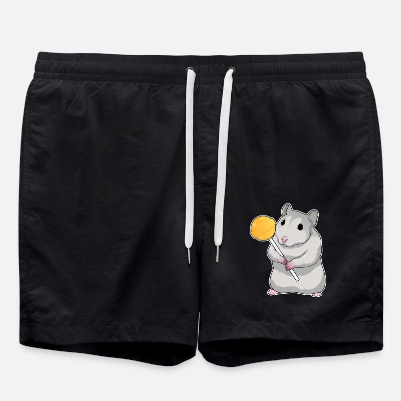 Sucettes de hamster - Short de bain - noir