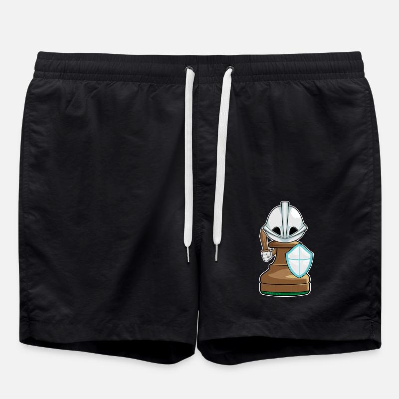 Pion Pion Échecs - Short de bain - noir