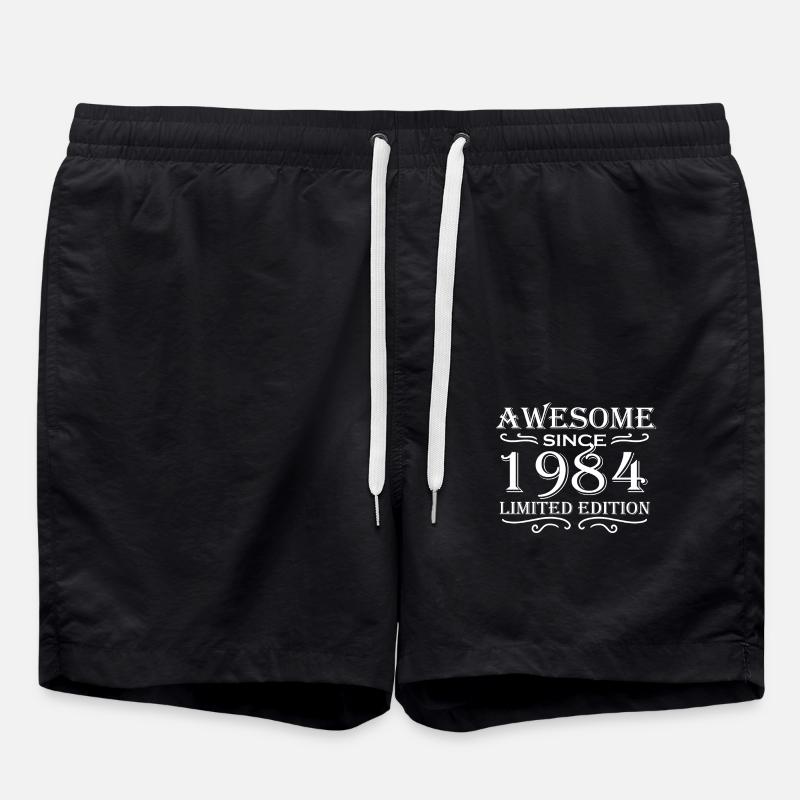 1984 - Short de bain - noir