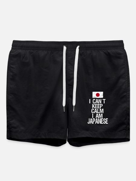 I can not Keep Calm I am Japanese - Swim Trunks - black