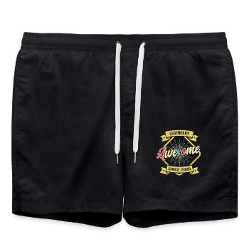 Geschenke zum Geburtstag Jahrgang 2005 Awesome - Badeshorts - Schwarz - Vorne - AI Model Male 185 light (185cm)