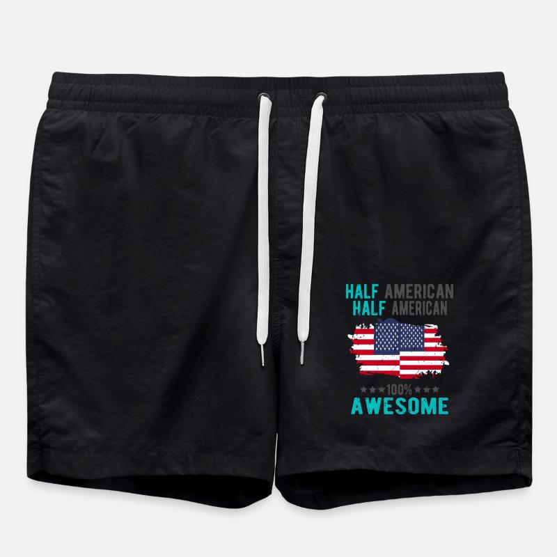 Moitié américain Moitié américain - Short de bain - noir