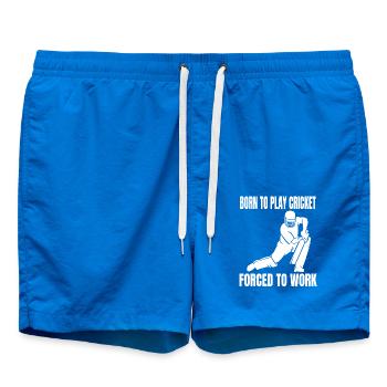 Cricket Slogan Cricket Gift Cricket Fan Team - Short de bain - cobalt blue - Devant