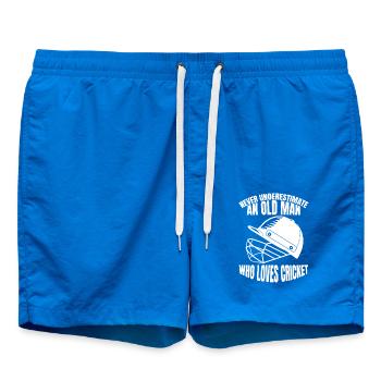 Cricket Cadeau Slogan Cricket Fan Team Cricket - Short de bain - cobalt blue - Devant