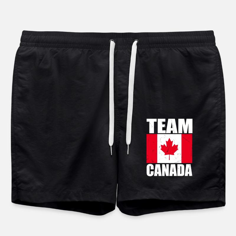 Team Canada Soccer - Swim Trunks - black