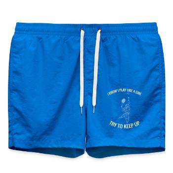Tennisspielerin Tennis Mädchen Tennisverein Frau - Badeshorts - Cobalt blue - Vorne