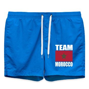 Équipe du Maroc de football - Short de bain - cobalt blue - Devant