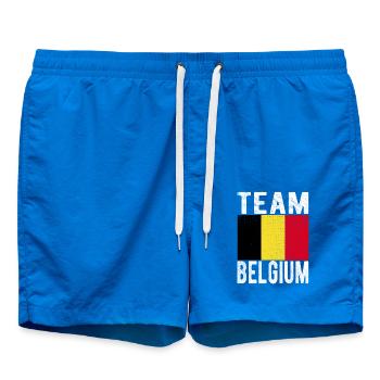 Drapeau de la Belgique - Short de bain - cobalt blue - Devant