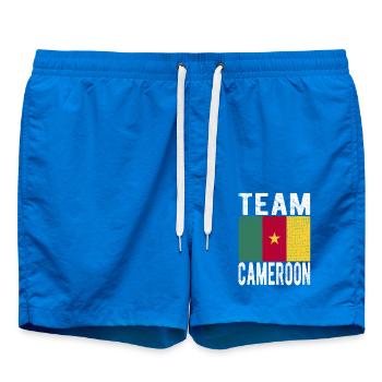 Cameroon flag - Swim Trunks - cobalt blue - Front