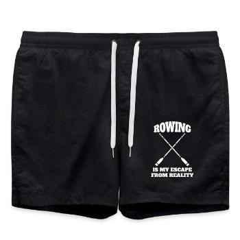 Aviron Dire rameur Drôle Club d’aviron Aviron - Short de bain - noir - Devant - AI Model Male 185 light (185cm)