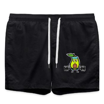 Avocat-Haltérophilie - Short de bain - noir - Devant - AI Model Male 185 light (185cm)