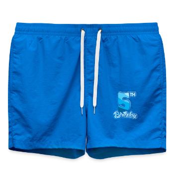 5th Birthday Kids Toodler Five Birthday - Badeshorts - Cobalt blue - Vorne