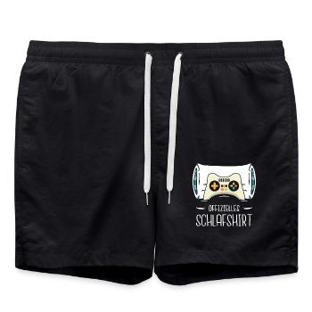 Offizielles Schlafshirt Game Controller Online - Badeshorts - Schwarz - Vorne - AI Model Male 185 light (185cm)