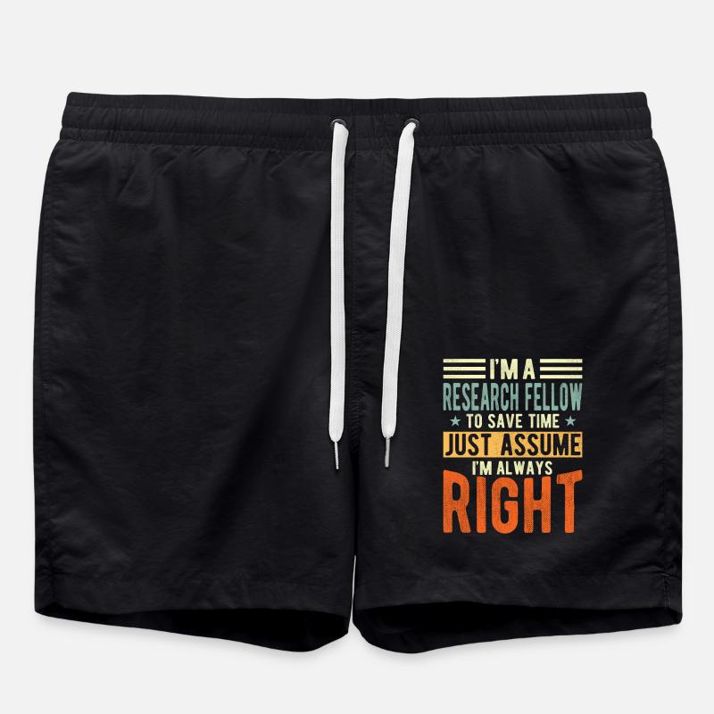 Research Associate - Swim Trunks - black