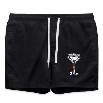 Dés Arrêtez de regarder les seins des femmes - Short de bain - noir - Devant - AI Model Male 185 light (185cm)