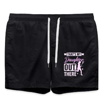 That's my daughter out there Lacrosse - Swim Trunks - black - Front - AI Model Male 185 light (185cm)