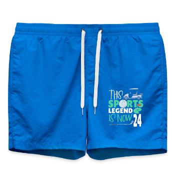Diese Sportlegende Ist Jetzt 24, Golfspiel 24. - Badeshorts - Cobalt blue - Vorne