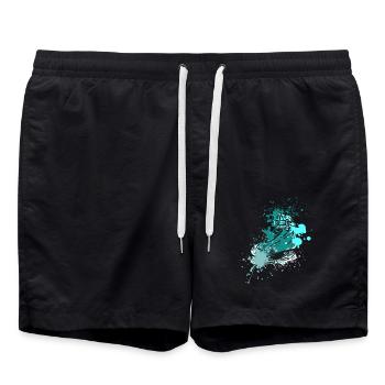 Splash Ice skating shoe - Badeshorts - Schwarz - Vorne - AI Model Male 185 light (185cm)
