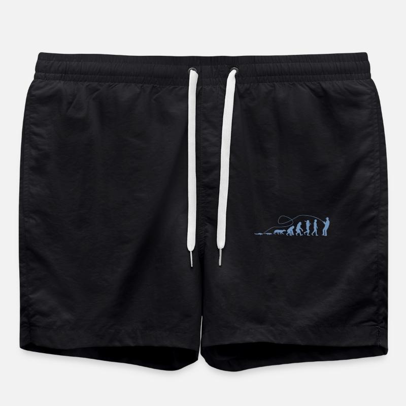 Evolution Angler TShirt - Swim Trunks - black