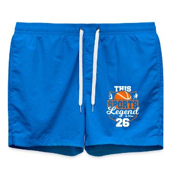 Cette légende du sport a maintenant 26 ans, jeu de basket-ball - Short de bain - cobalt blue - Devant