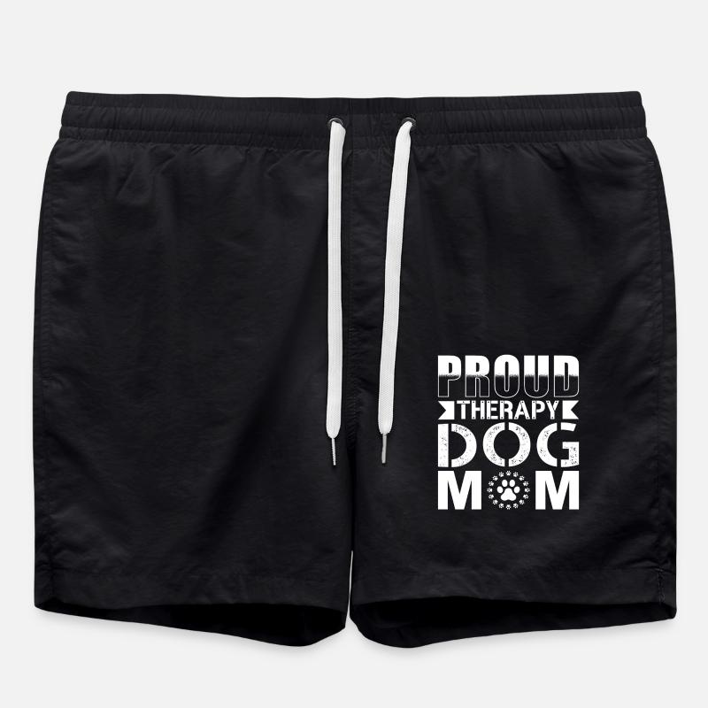 Thérapie chien maman - Short de bain - noir