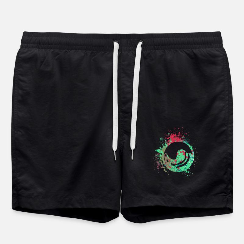 Splash Art Lacrosse - Badeshorts - Schwarz