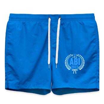 Abitur Gymnasium Damen und Herren Abi 2023 - Badeshorts - Cobalt blue - Vorne