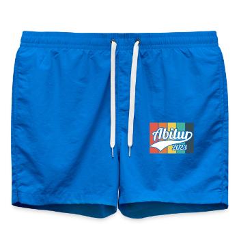 Abitur Gymnasium Damen und Herren Abi 2023 - Badeshorts - Cobalt blue - Vorne