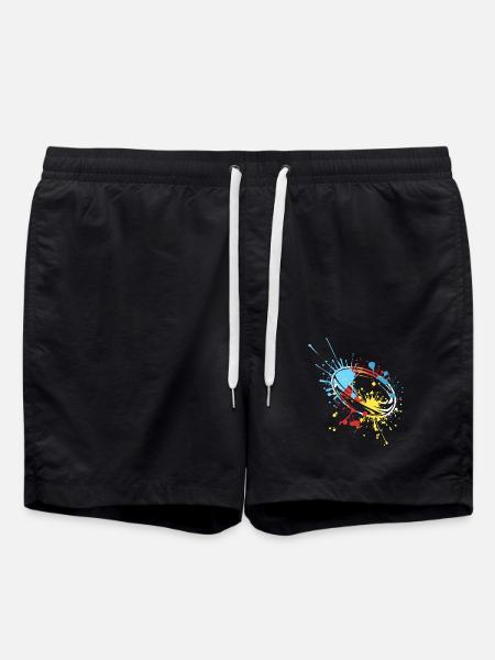 Splash Art Rugby - Short de bain - noir