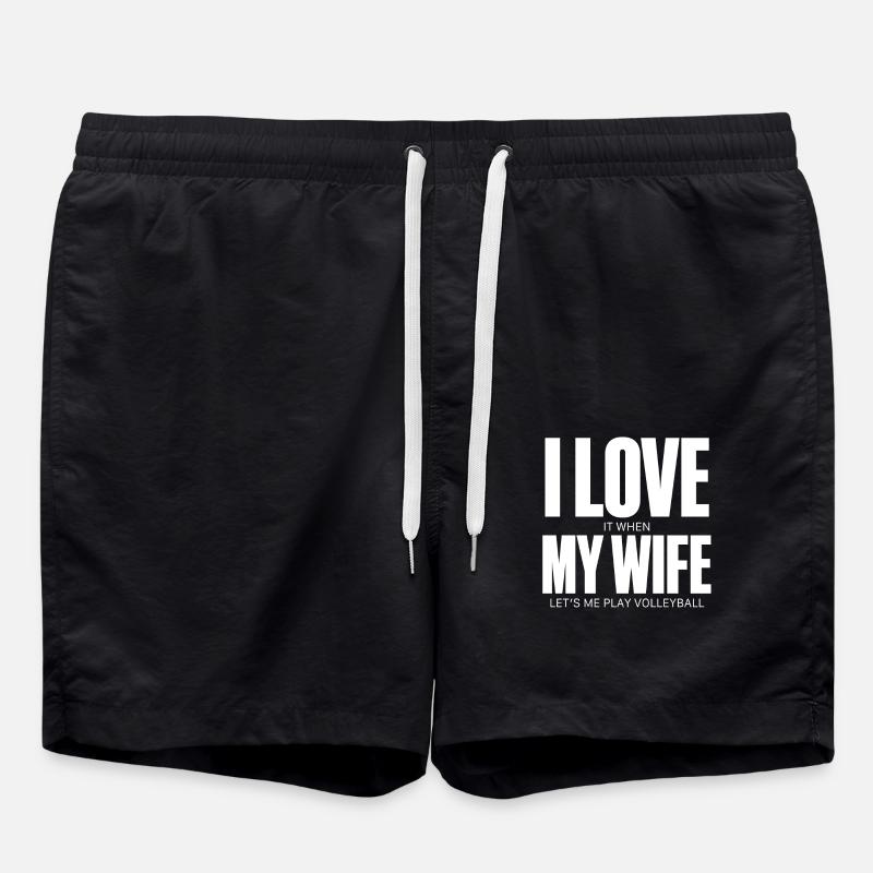 Volley-ball - Short de bain - noir