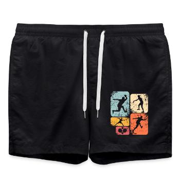 Ping-pong - Short de bain - noir - Devant - AI Model Male 185 light (185cm)