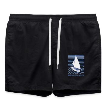 Voilier - Short de bain - noir - Devant - AI Model Male 185 light (185cm)