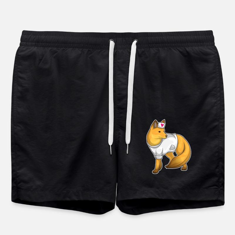 Fuchs Nurse Heart - Short de bain - noir