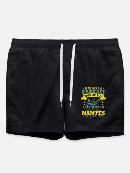 pas parfait mais je suis supporter de Nantes - Short de bain - noir