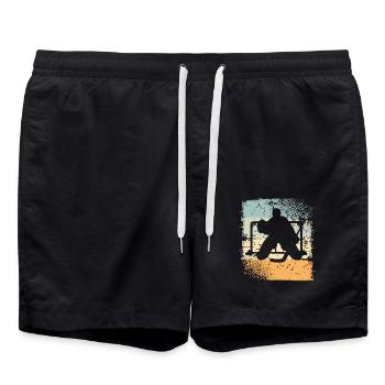 Eishockey Hockey sur glace - Short de bain - noir - Devant - AI Model Male 185 light (185cm)