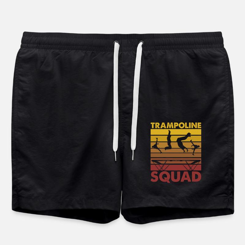 Trampolin-Kader - Badeshorts - Schwarz