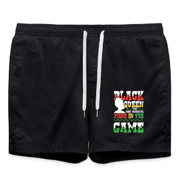 Black Histroy Month Stolz Afro Americkaner für - Badeshorts - Schwarz - Vorne - AI Model Male 185 light (185cm)
