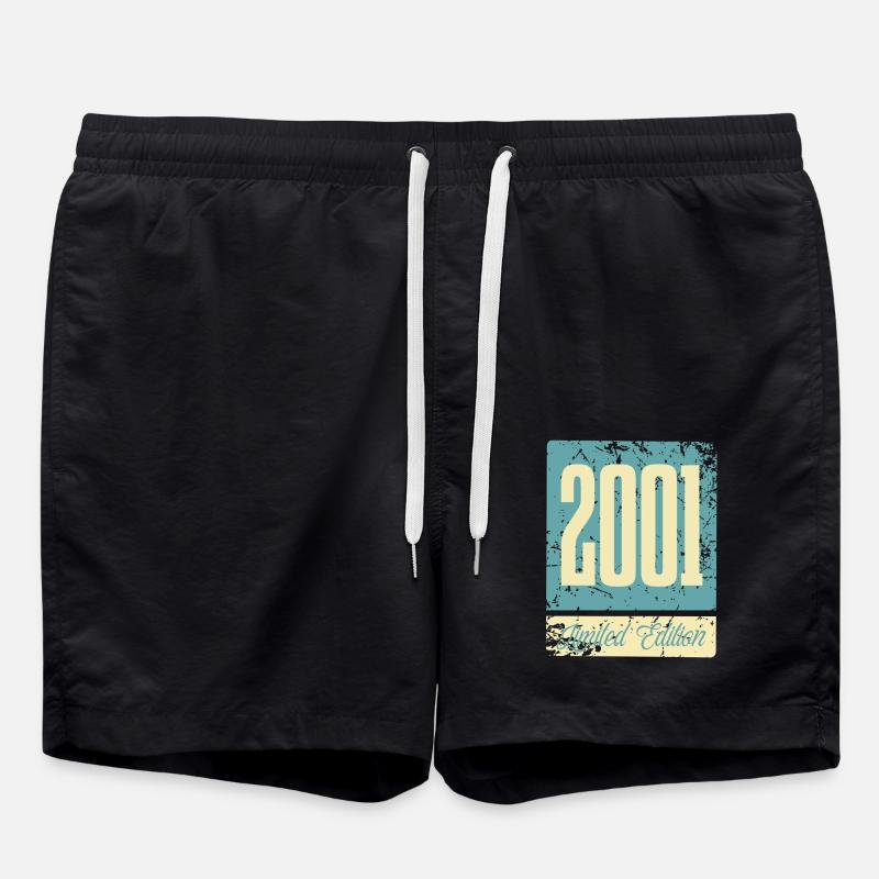 2001 Anniversaire de naissance Année de naissance - Short de bain - noir