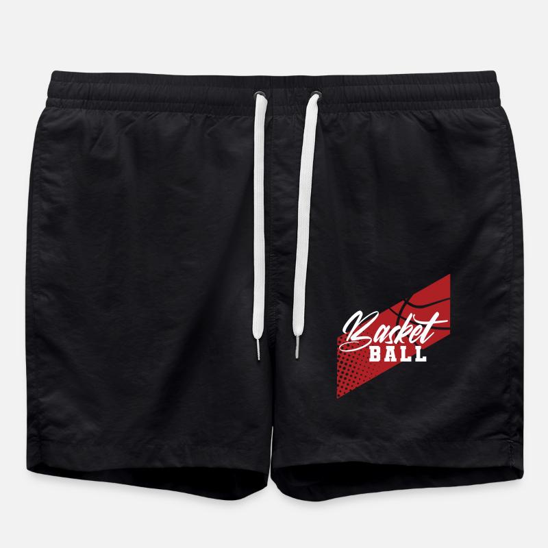 Joueurs de basket-ball - Short de bain - noir