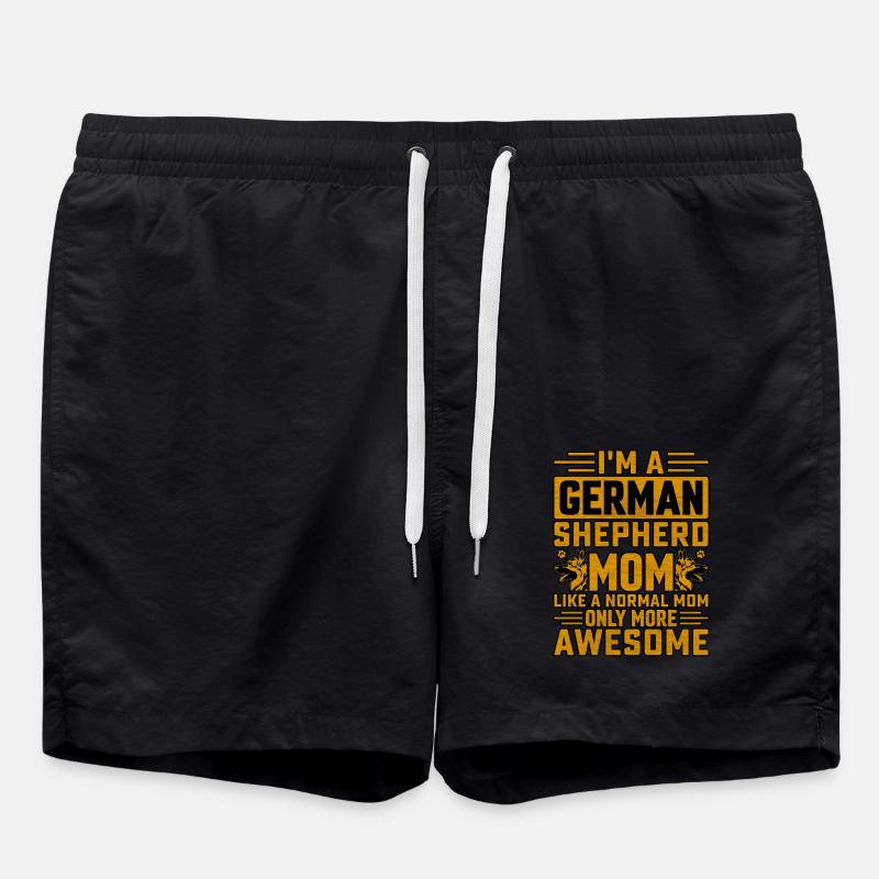 I'm a German Shepherd Mom - Swim Trunks - black