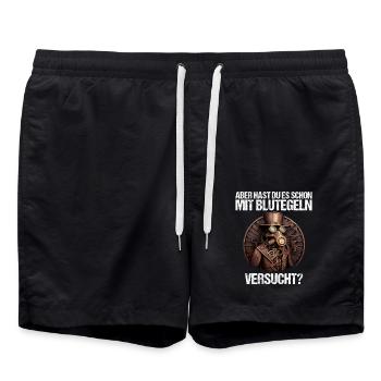 Arzt Ärztin Krankenschwester Pflegerin Medizin - Badeshorts - Schwarz - Vorne - AI Model Male 185 light (185cm)