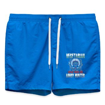 Vegetarian Indian Word For Lousy Hunter - Badeshorts - Cobalt blue - Vorne